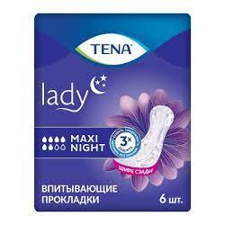 Ночные урологические прокладки TENA Lady Maxi Night 6 шт.
