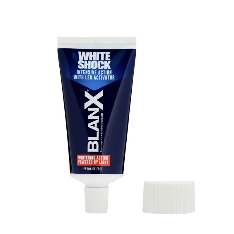 Зубная паста BLanx White Shock Protect + Led активатор 50 мл
