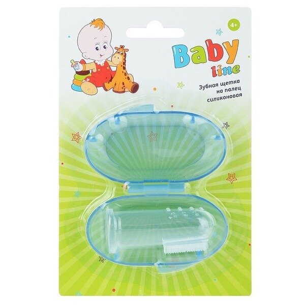 Зубная щетка на палец БейбиЛайн арт. BD-31038