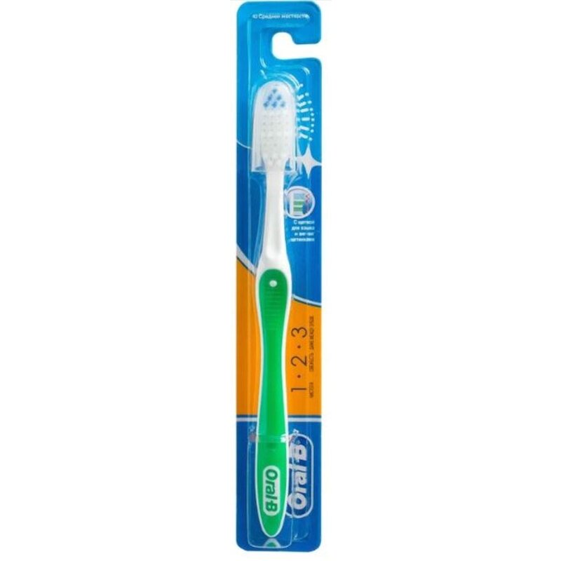 Зубная щетка Oral-B 3-Effect 3 в 1 Свежесть средней жесткости