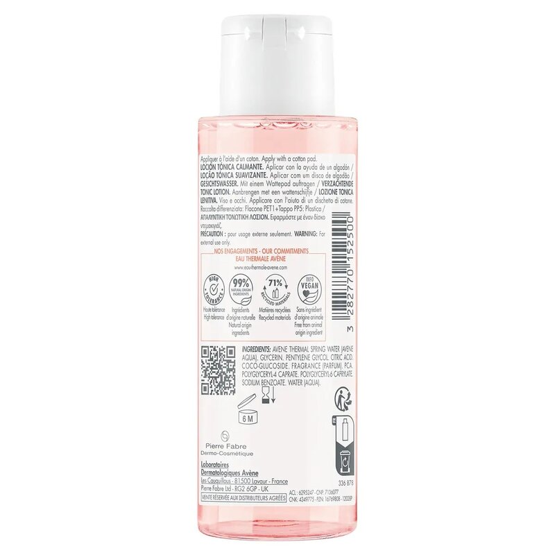 Лосьон для лица Avene тонизирующий успокаивающий 100 мл