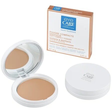 Пудра для лица Beige Eye Care мягкая компактная 10 г