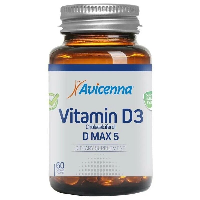 Витамин D3 Avicenna D Max 5 60 шт.