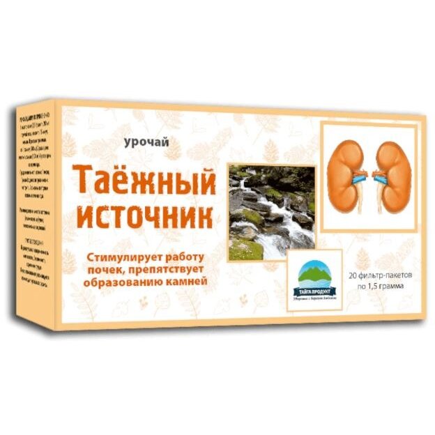 Чай Таежный источник (мочегонный) фильтр-пакеты 20 шт.