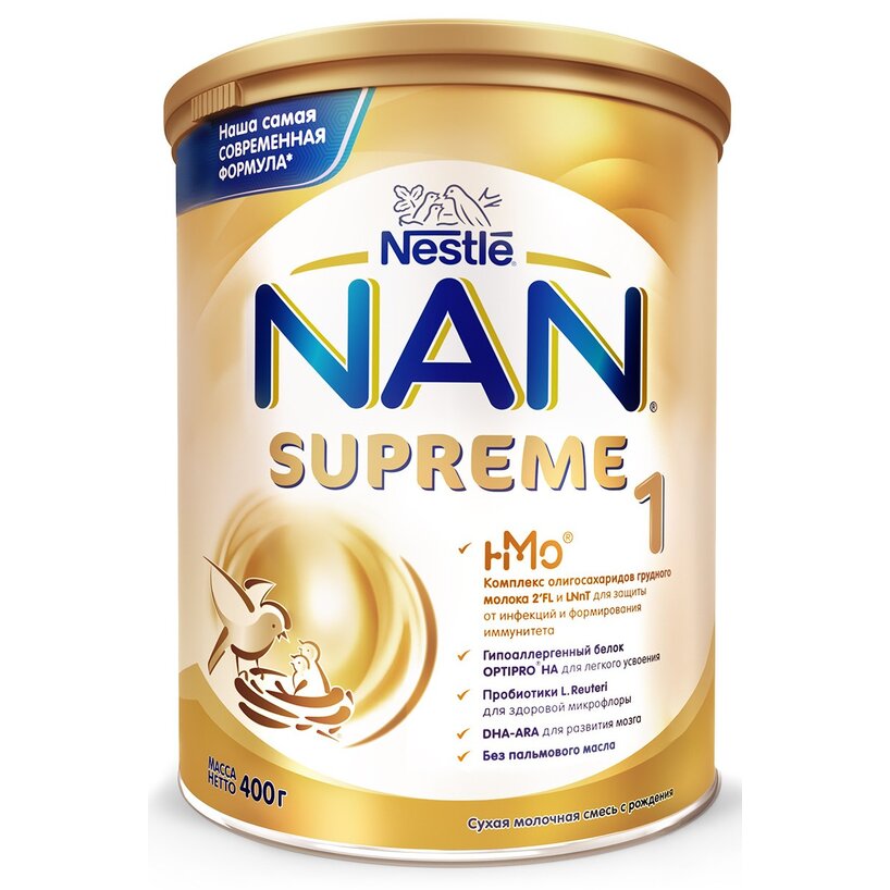 Сухая молочная смесь Нан (NAN) Supreme от 0 мес. 400 г