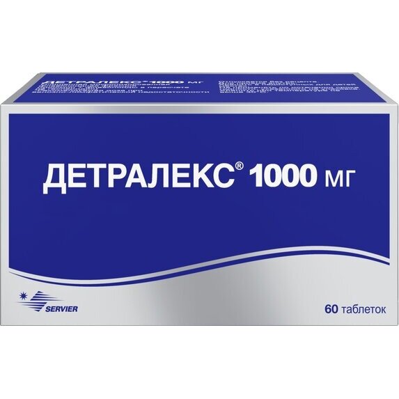 Детралекс таблетки 1000 мг 60 шт.
