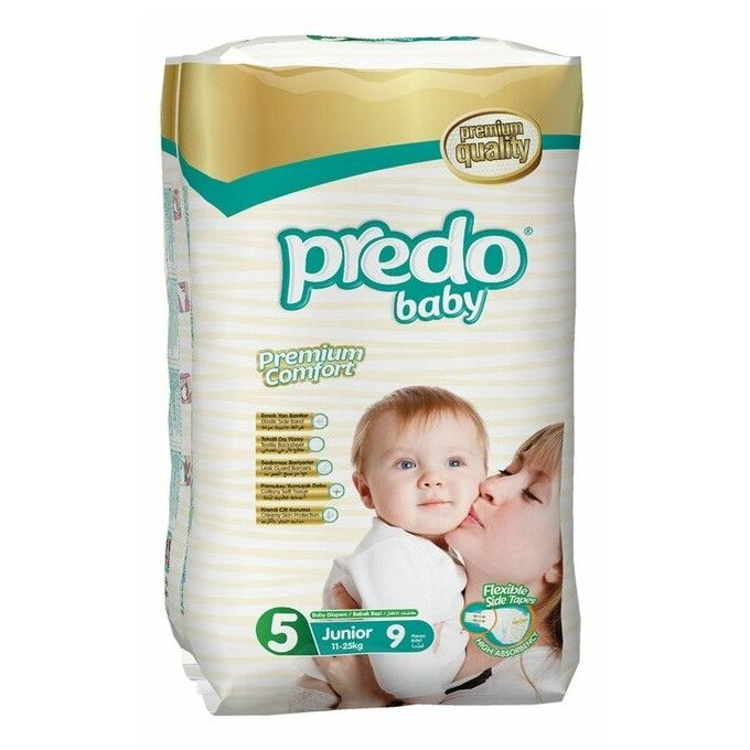 Подгузники для детей Baby Predo/Предо 11-25 кг р.5 9 шт.