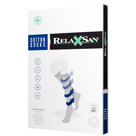 Гольфы Релаксан Cotton socks мужские 22-27 мм размер 5 хлопковые черные