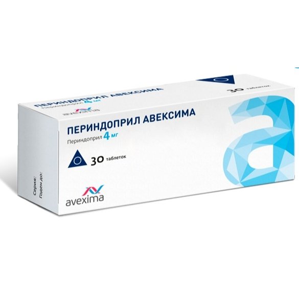 Периндоприл Авексима таблетки 4 мг 30 шт.
