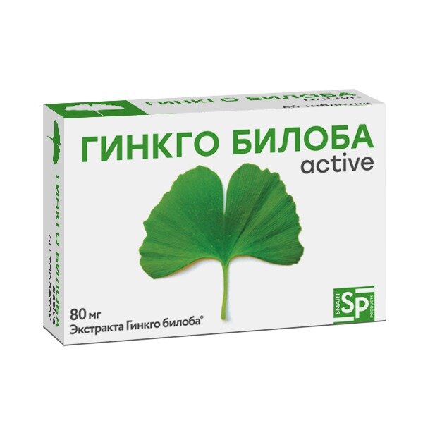 Гинкго Билоба Active SP таблетки 300 мг 60 шт.