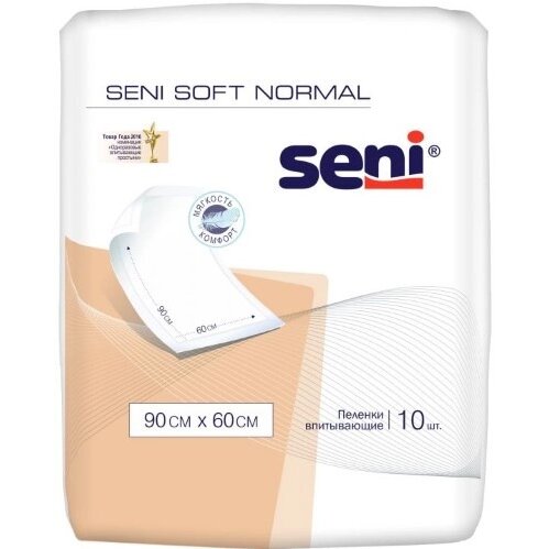 Пеленки Seni Soft Normal 90х60 см 10 шт.