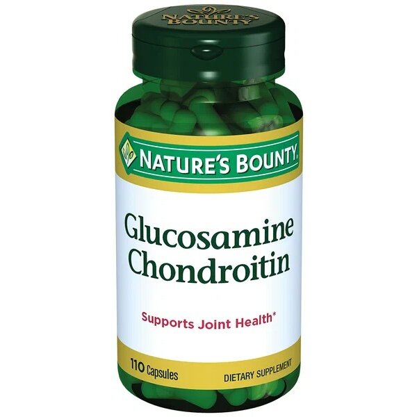 Глюкозамин-хондроитин Natures Bounty капсулы 757 мг 110 шт.