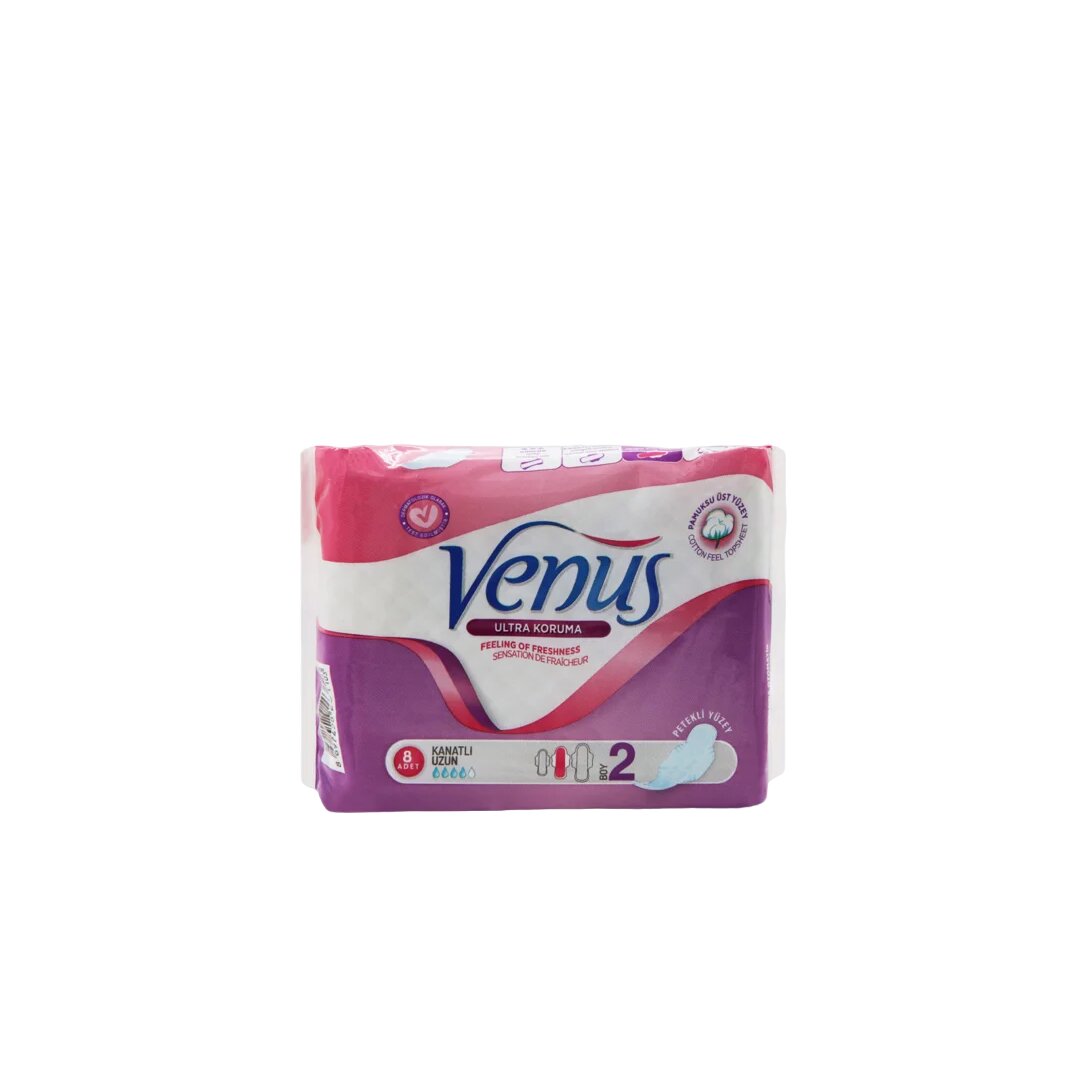 Прокладки VENUS гигиенические ультра лонг 4 кап. 8 шт.