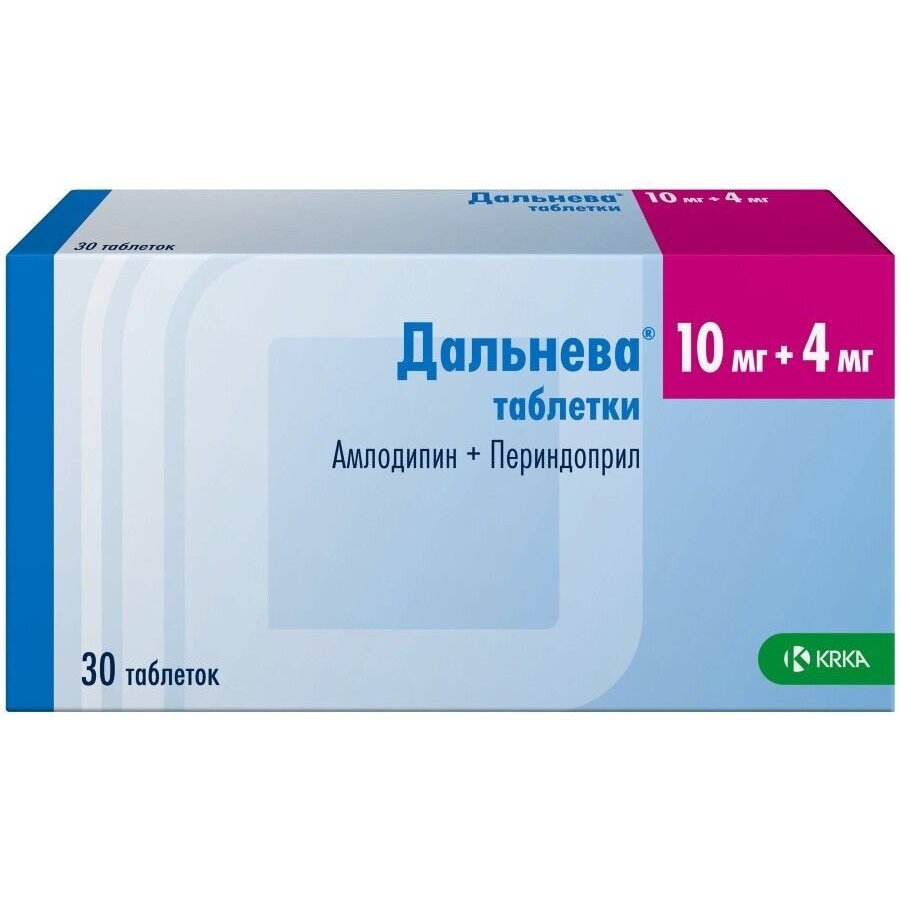 Дальнева таблетки 10 мг+4 мг 30 шт.