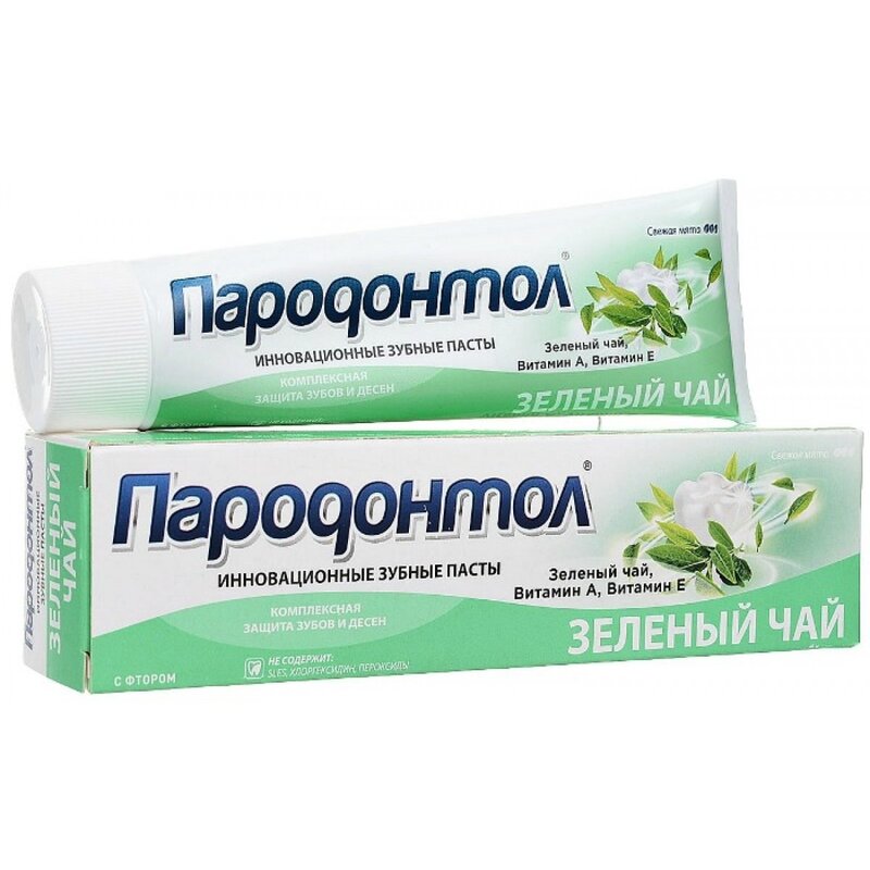Зубная паста Svoboda Пародонтол с экстрактом зеленого чая 124 г