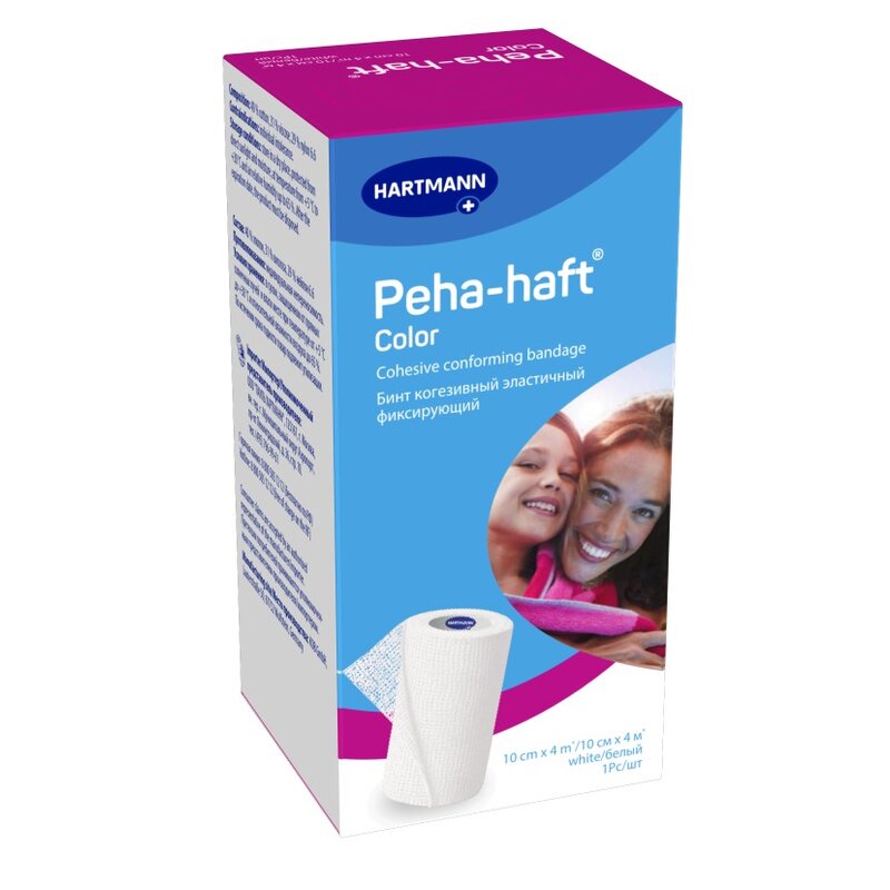 Бинт Hartmann Peha-Haft когезивный белый 4 м х 10 см