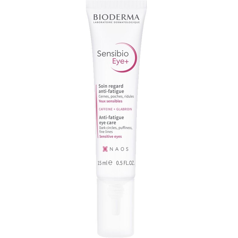 Гель для контура глаз Bioderma Sensibio eye+ против темных кругов, морщин и отеков увлажняющий 15 мл