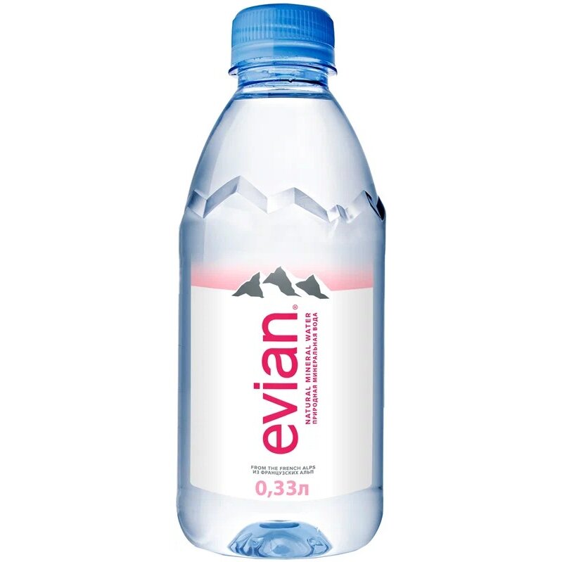 Вода минеральная Evian бут.п/э 0.33 л