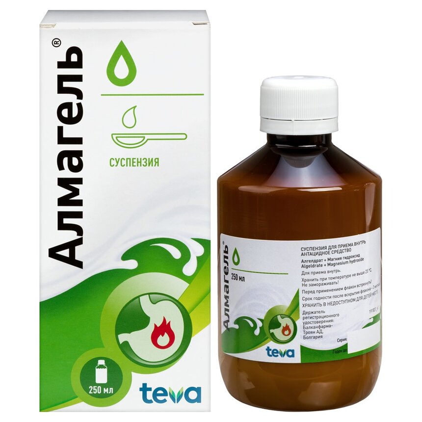 Алмагель суспензия для приема внутрь 250 мл