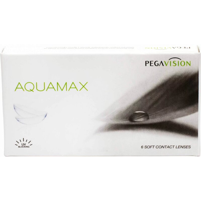 Контактные линзы Aquamax Pegavision двухнедельные диоптрия -2,5 x6