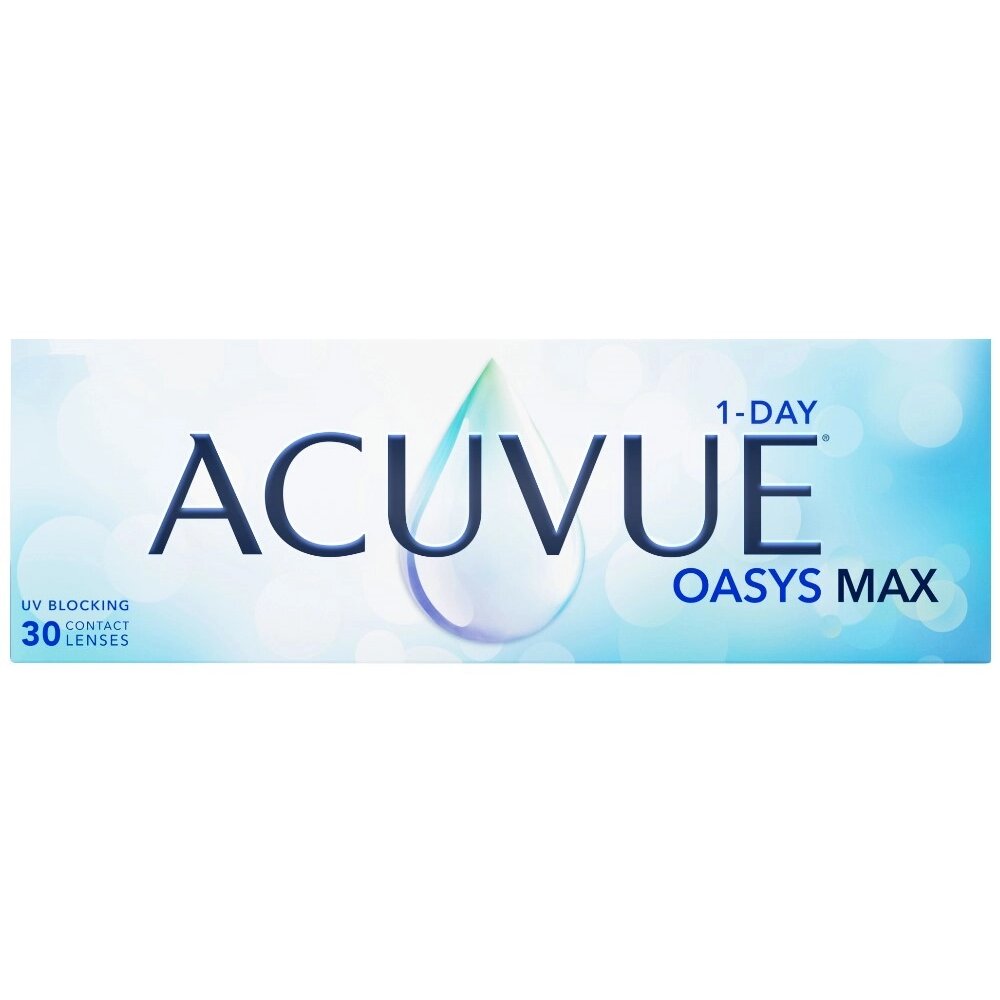 Линзы контактные однодневные Acuvue Oasys Max 1-Day (-2.75/8.5/14.3) 30шт