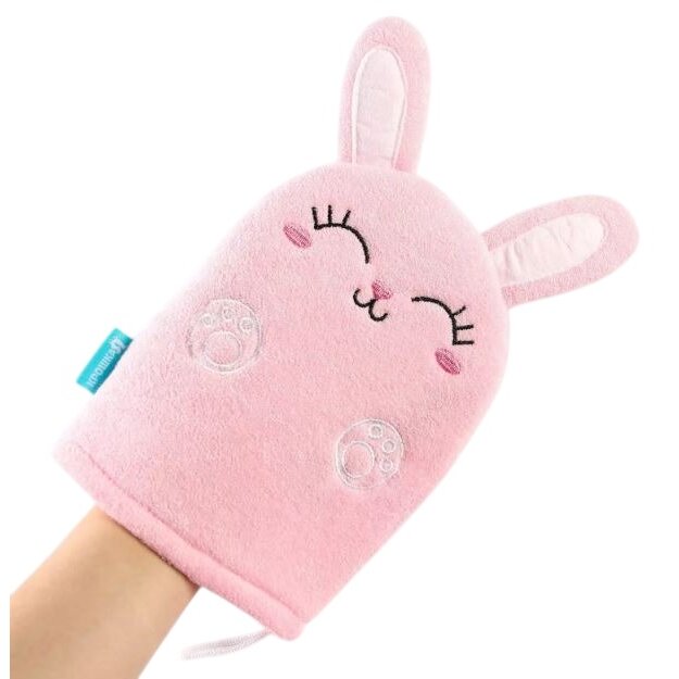 Игрушка-мочалка для купания Крошка Я Зайка из махры арт.3612500