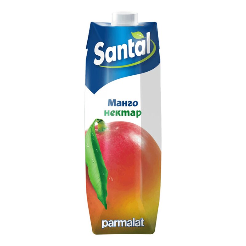 Нектар Parmalat Santal манго с мякотью 1 л