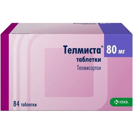 Телмиста таблетки 80 мг 84 шт.