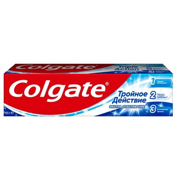 Зубная паста Colgate Тройное Действие Экстра отбеливание 100 мл