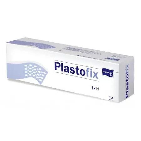 Лента Matopat plastofix на нетканой основе самоклеящаяся 10 см x 10 м 1 шт.