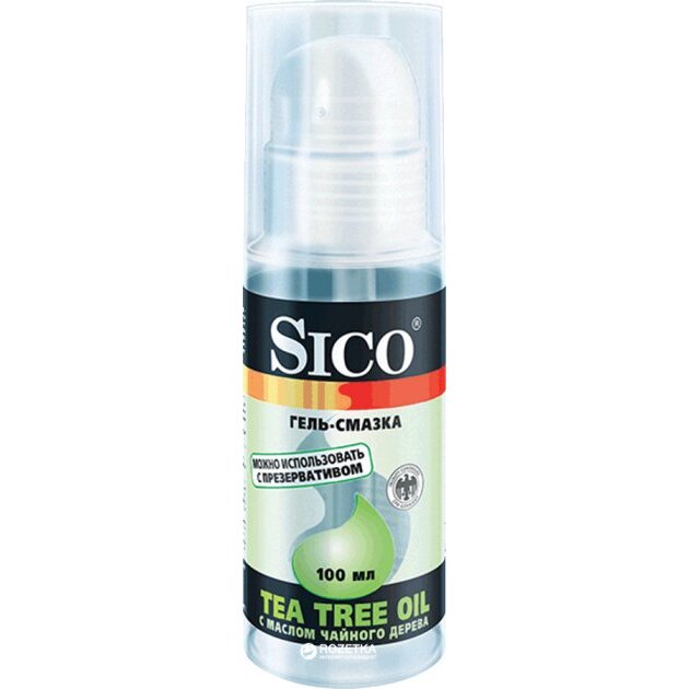 Гель-смазка Sico Tea Tree Oil с маслом чайного дерева 100 мл флакон