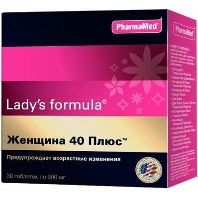 Леди-С Формула женщина 40 Плюс таблетки 30 шт.