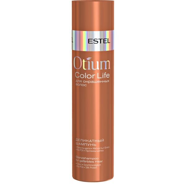 Estel otium color life шампунь деликатный 250мл для окрашенных волос