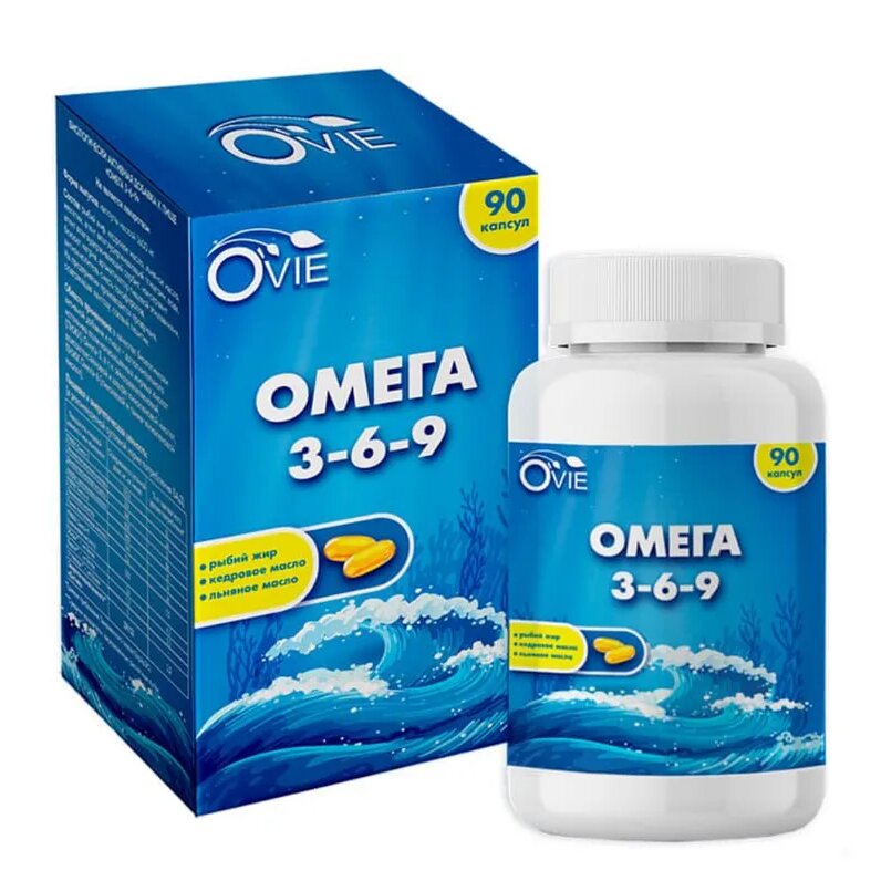 Омега-3-6-9 Ovie капсулы 1 600 мг x90