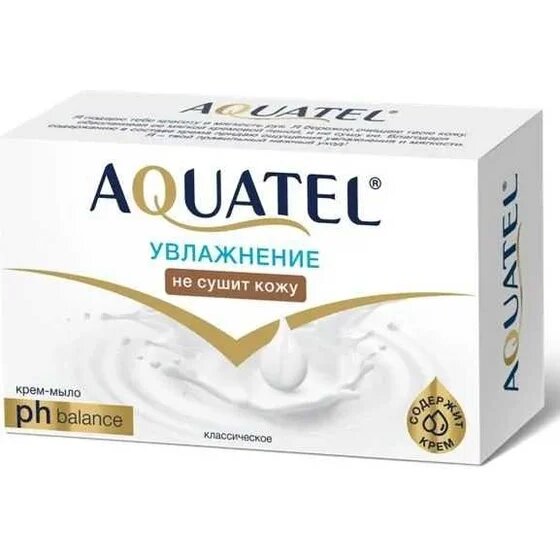 Крем-мыло Aquatel классическое твердое 90 г