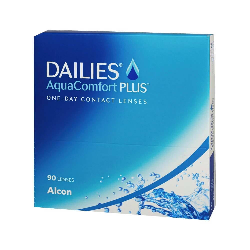 Линзы контактные Alcon/Алкон dailies aquacomfort plus (8.7/-6,50) 90шт