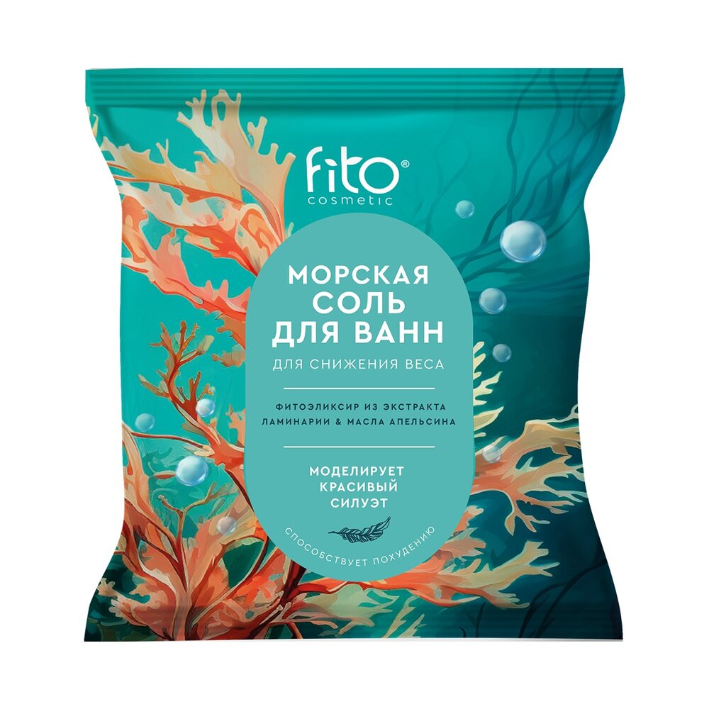 Соль для ванн Elixirica морская для снижения веса 500 г