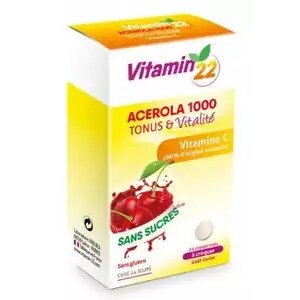 Витамин 22 Ацерола 1000 Вит С Laboratoires Ineldea таблетки 24 шт.