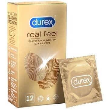 Презервативы Дюрекс (Durex) RealFeel 12 шт.