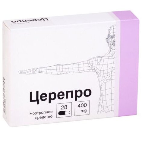 Церепро капсулы 400 мг 28 шт.