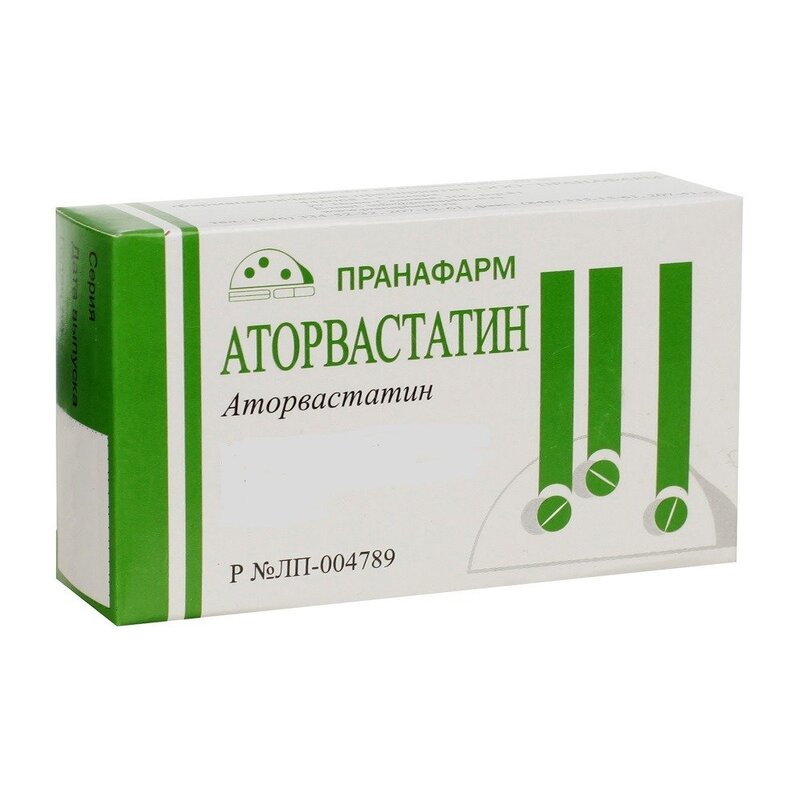 Аторвастатин-Прана таблетки 10 мг 40 шт.