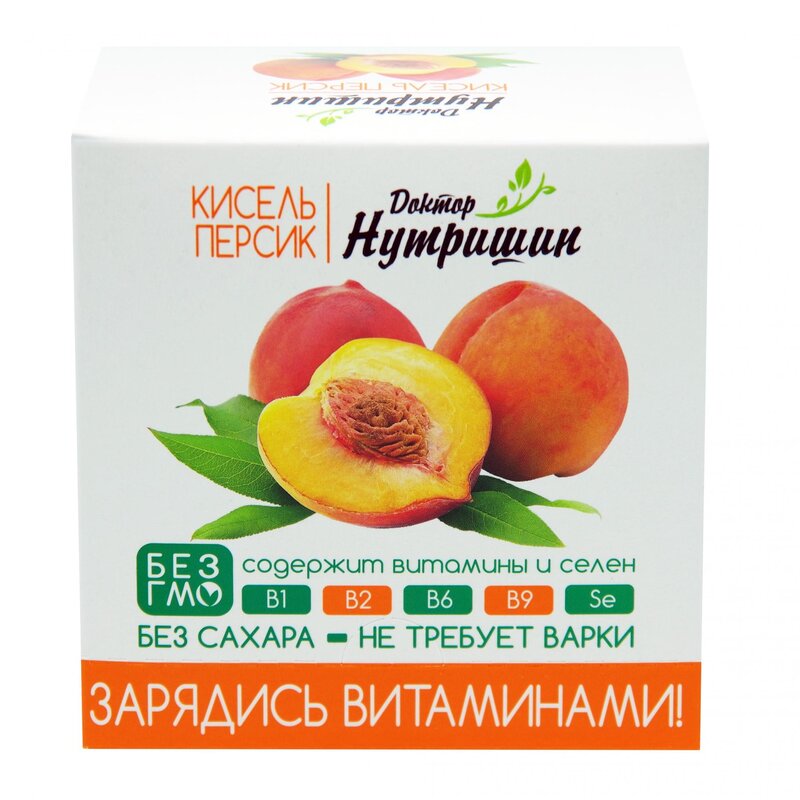 Кисель Доктор Нутришин персик без сахара 25 г