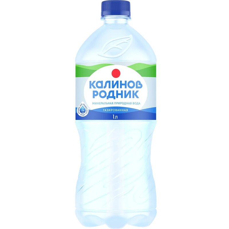 Калинов родник вода питьевая газированная 1 л