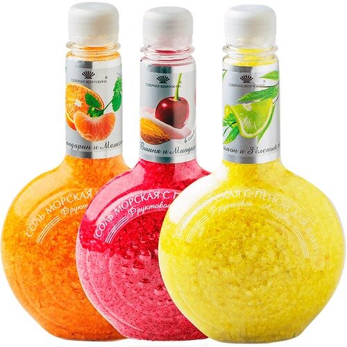 Соль морская для ванн Фруктовое ассорти 550 г