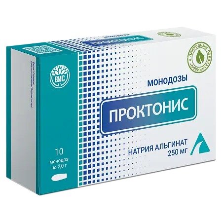 Проктонис крем в монодозах 2 г 10 шт.