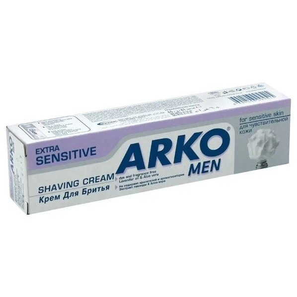 Крем для бритья Arko men sensitive экстра 65 г