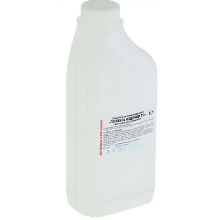 Перекись водорода раствор для местного и наружного применения 3% бутылка 1 л