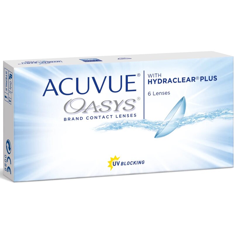 Линзы контактные Acuvue oasys (8.4/-2) 6шт