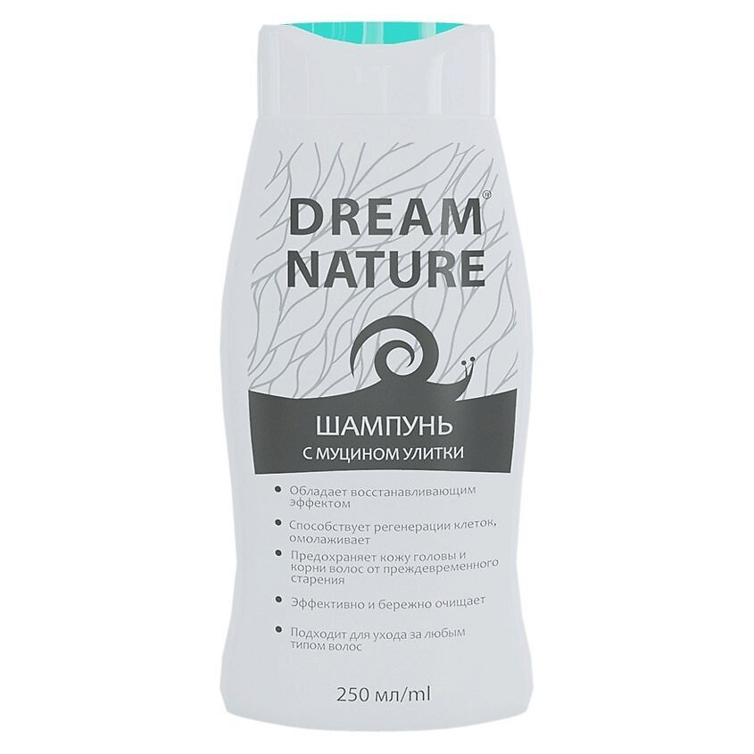 Шампунь для волос Dream nature с муцином улитки 250 мл