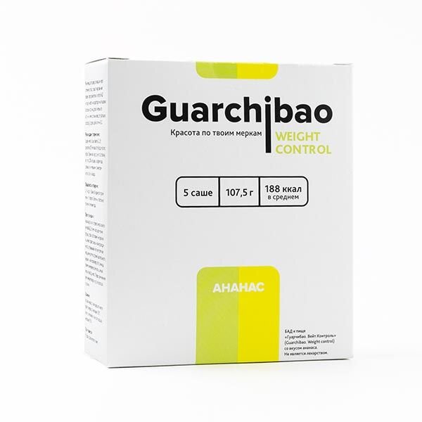 Guarchibao порошок напиток безалкогольный растворимый саше 5 шт. ананас